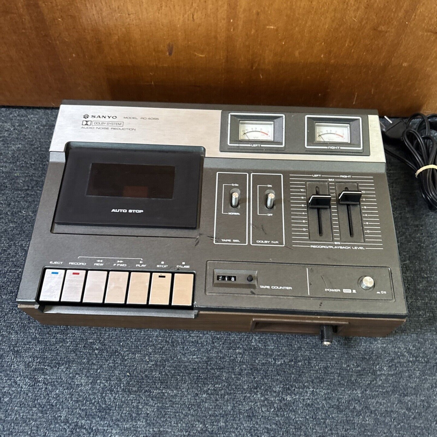 Sanyo Tape Cassette Recorder Player RD-4055AS Dolby System