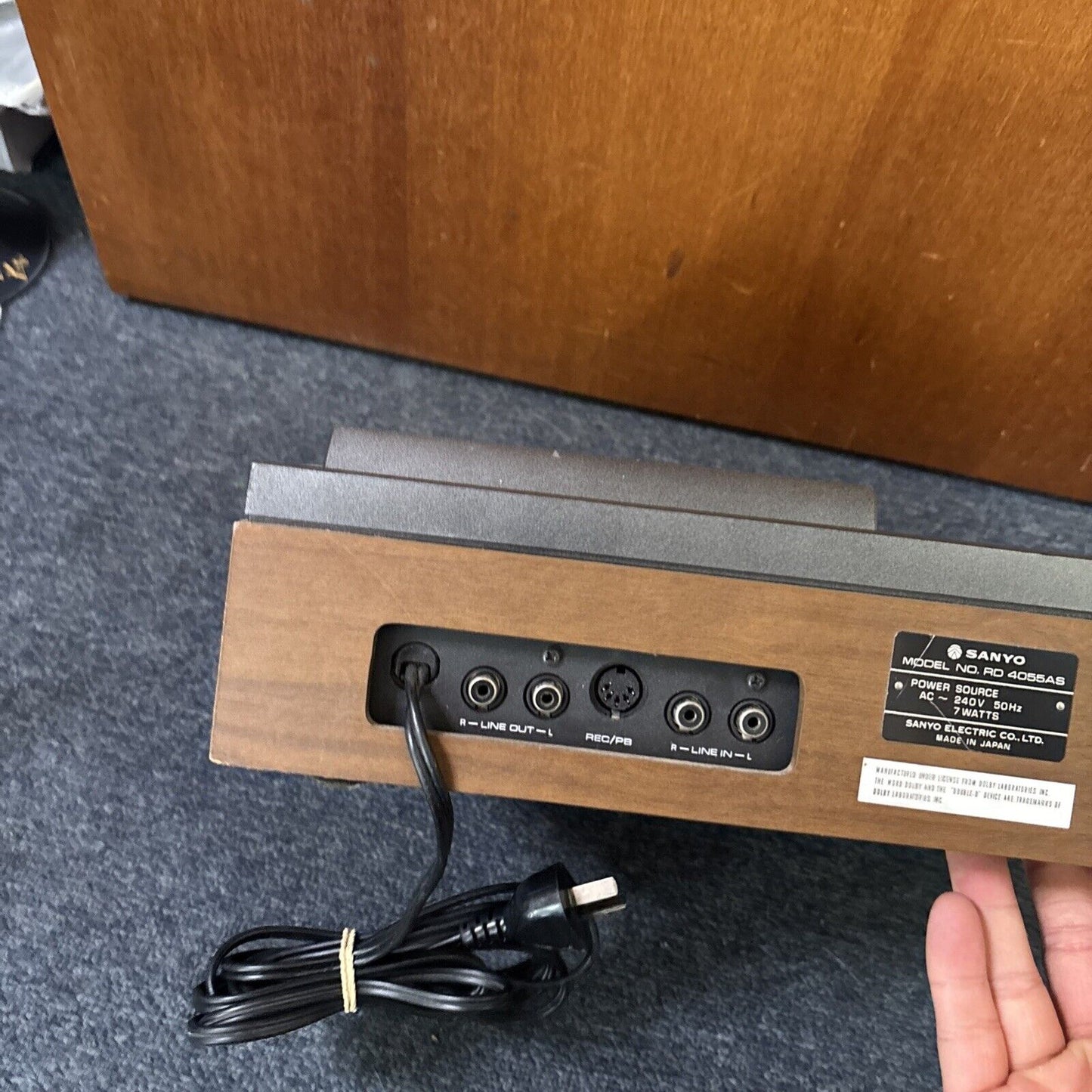 Sanyo Tape Cassette Recorder Player RD-4055AS Dolby System