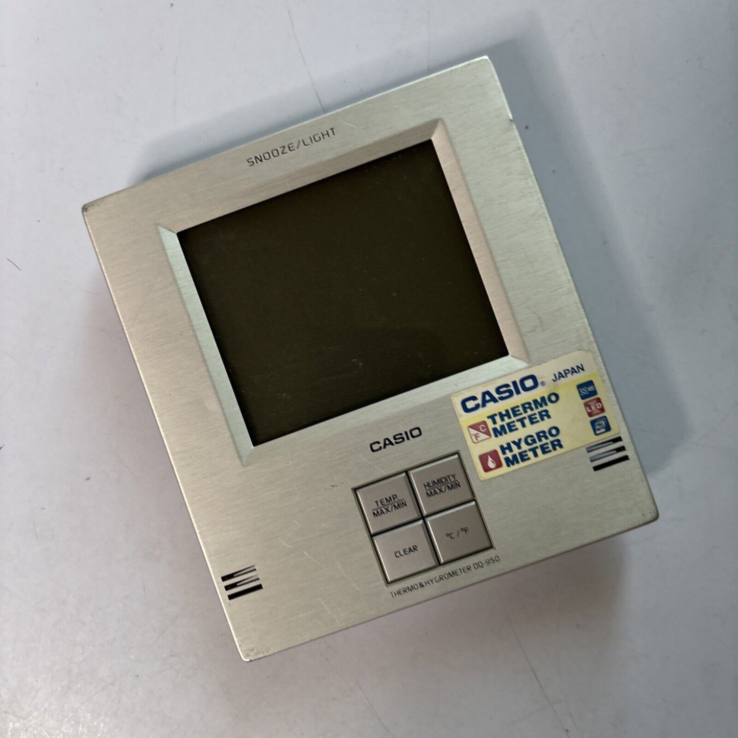 Casio Desk Clock Thermometer Hygrometer DQ-950