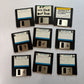 9x Floppy Disk 1.44MB 2HD Used