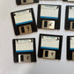9x Floppy Disk 1.44MB 2HD Used