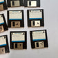 9x Floppy Disk 1.44MB 2HD Used