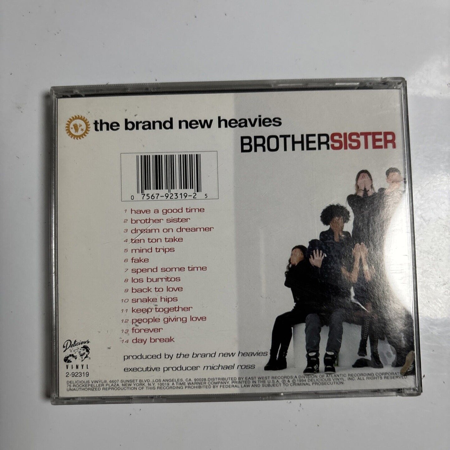 The Brand New Heavies – Brother Sister (CD, 1994) 2-92319