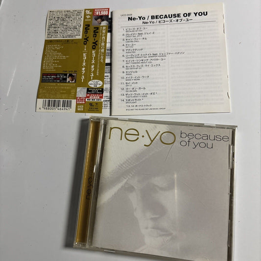 Ne-Yo – Because Of You (CD, 2007) uicd-9028 Bonus Japan Track, Obi