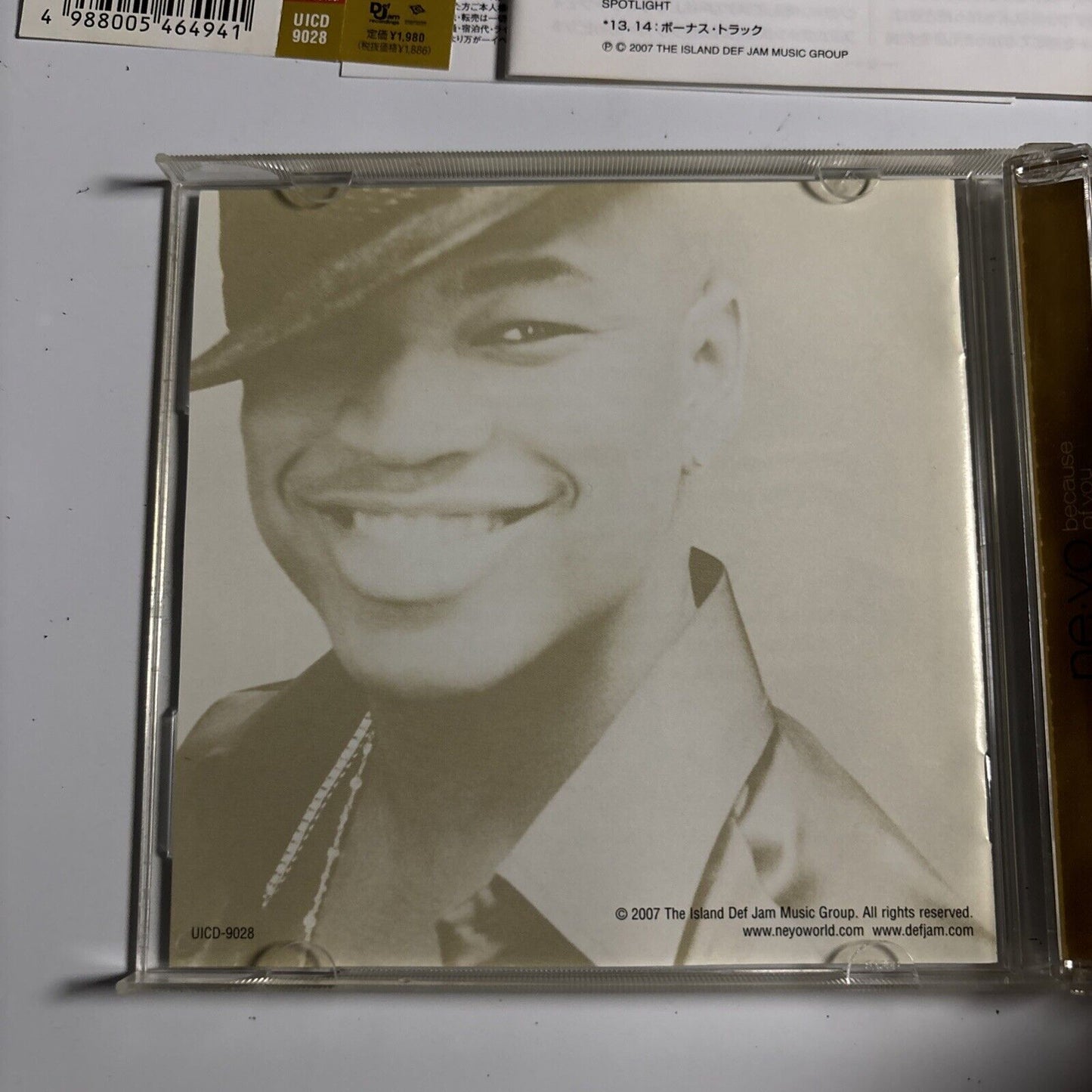 Ne-Yo – Because Of You (CD, 2007) uicd-9028 Bonus Japan Track, Obi