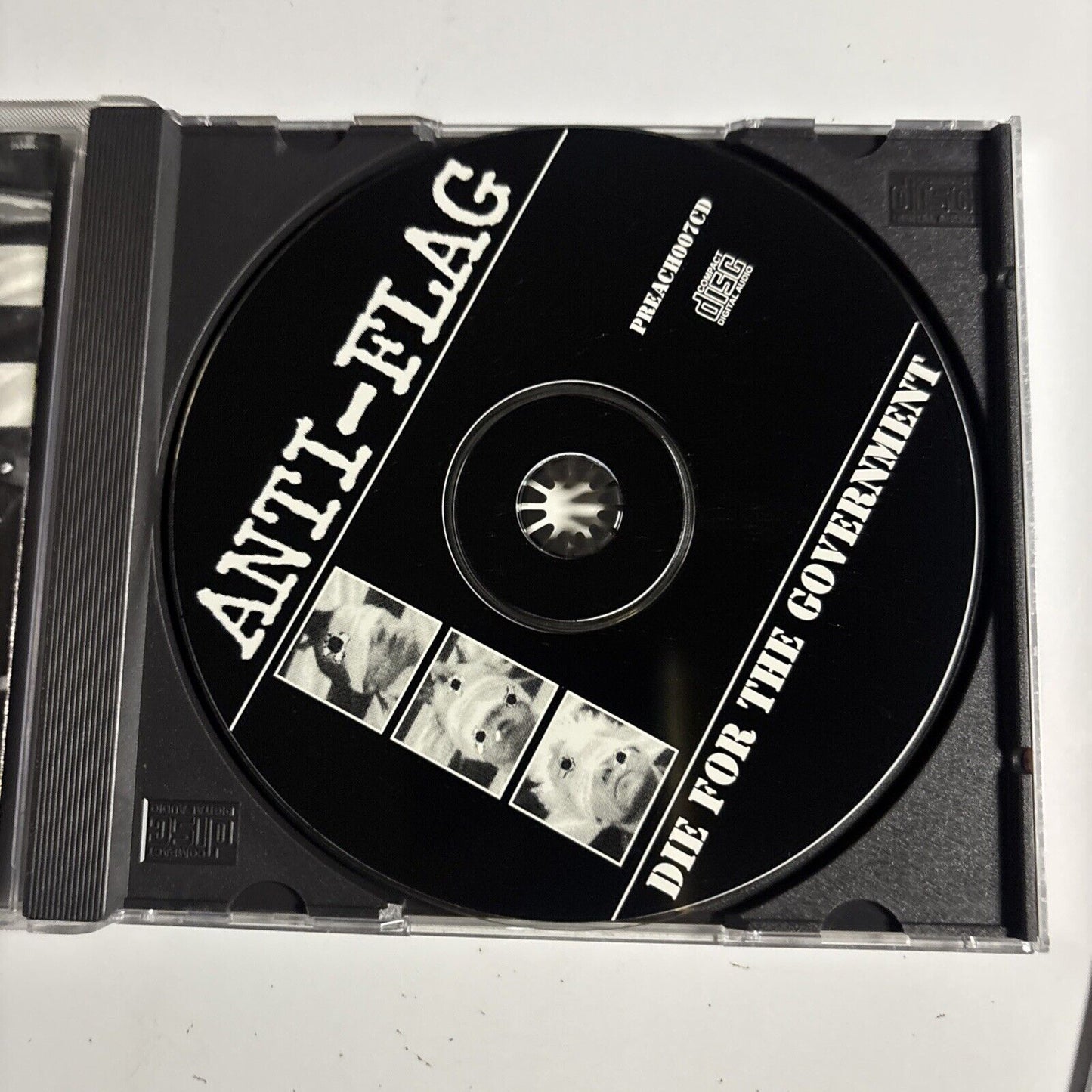 Anti-Flag – Die For The Government (CD, 1996) PREACH007CD