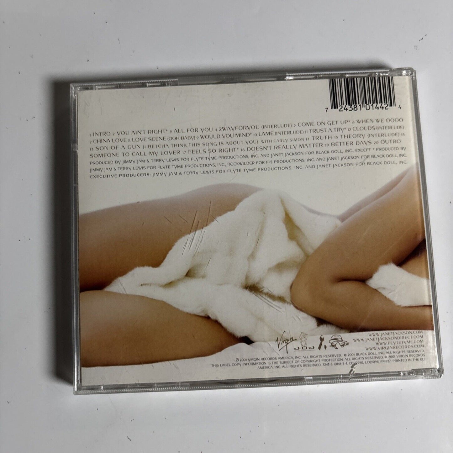 Janet Jackson – All For You (CD, 2001)