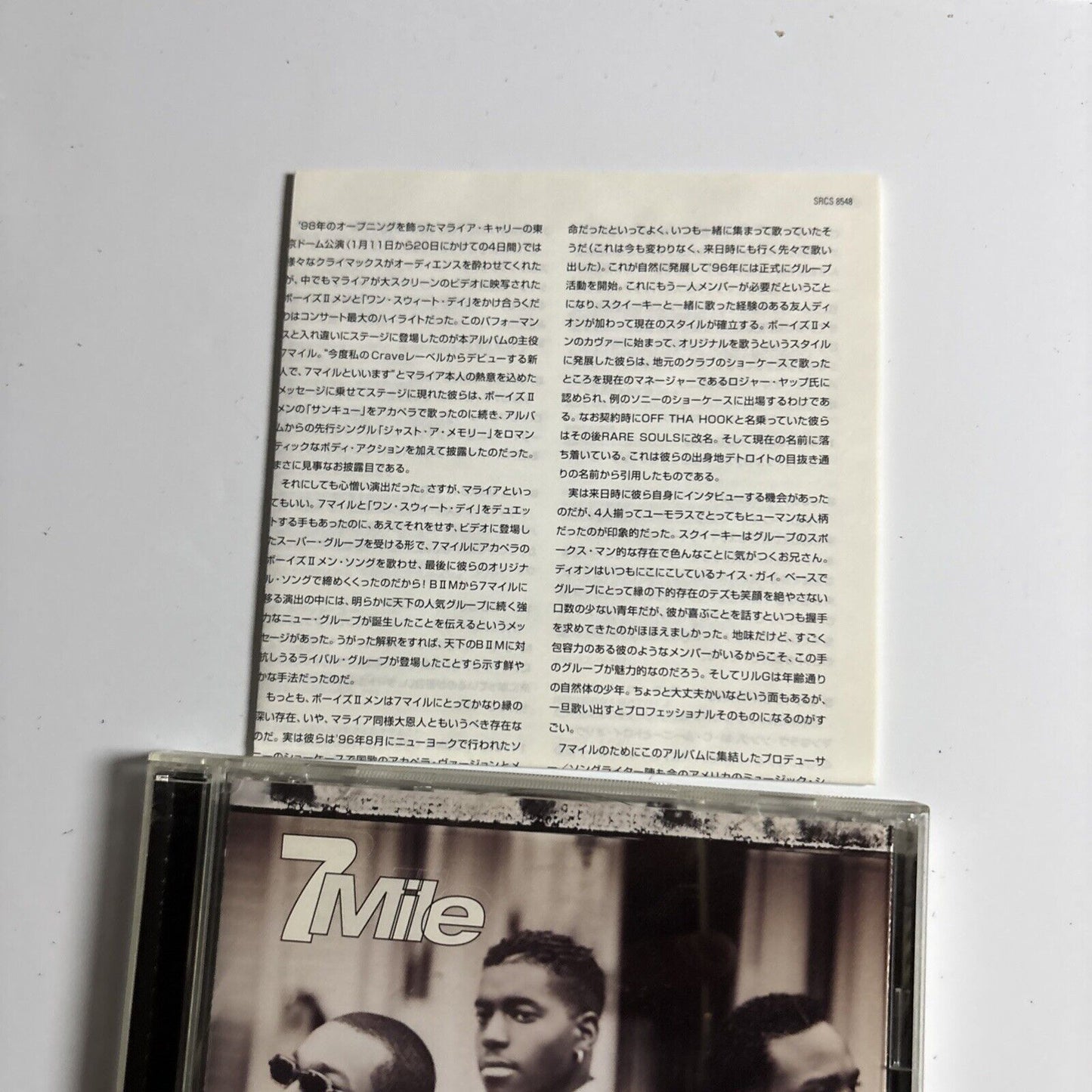 7 Mile – 7 Mile (CD, 1998) SRCS 8548 Japan Bonus Track