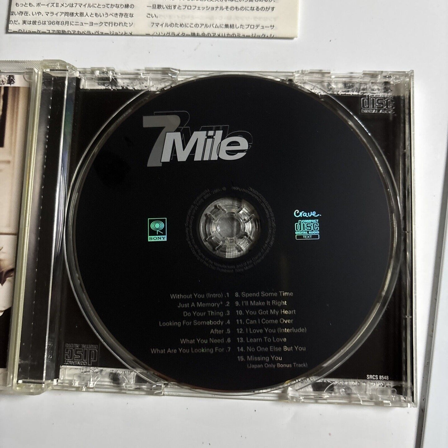 7 Mile – 7 Mile (CD, 1998) SRCS 8548 Japan Bonus Track