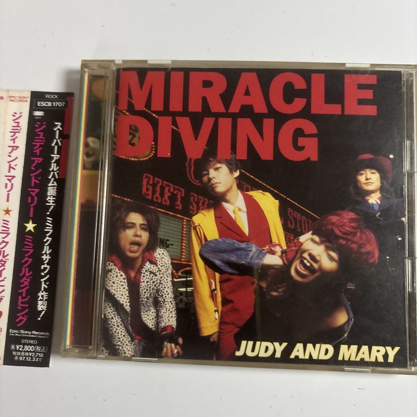 Judy And Mary – Miracle Diving (CD, 1995) escb-1707 Japan obi