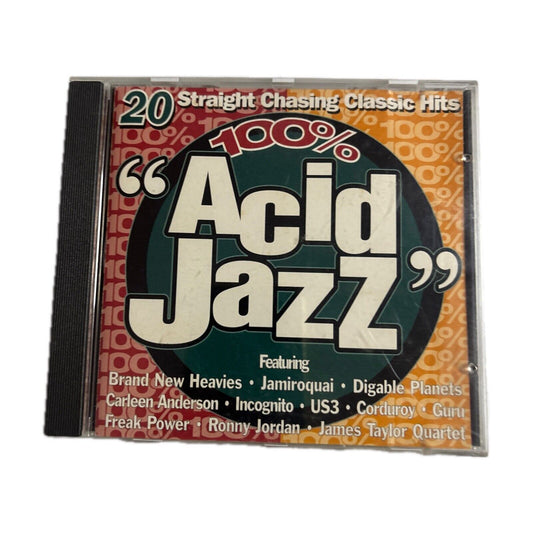 Various – 100% Acid Jazz (CD, 1994) TCD 2733