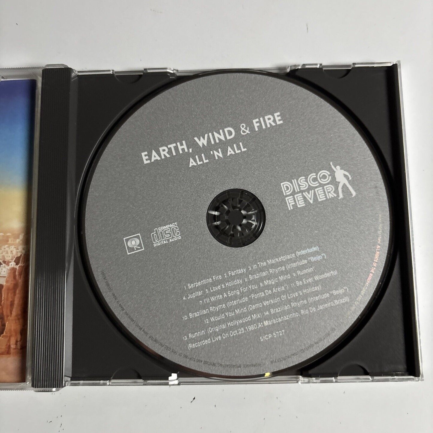 Earth, Wind & Fire – All 'N' All (CD, 2018) SICP-5727 Japan Bonus Track