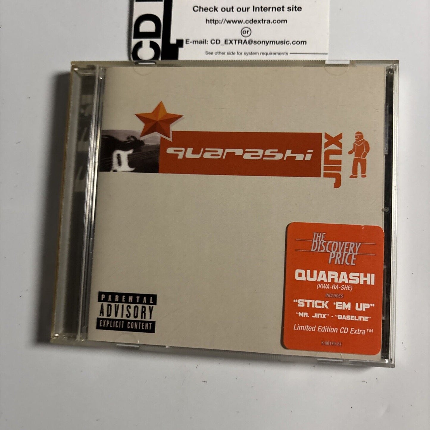 Quarashi – Jinx (CD, 2002) CK 86179