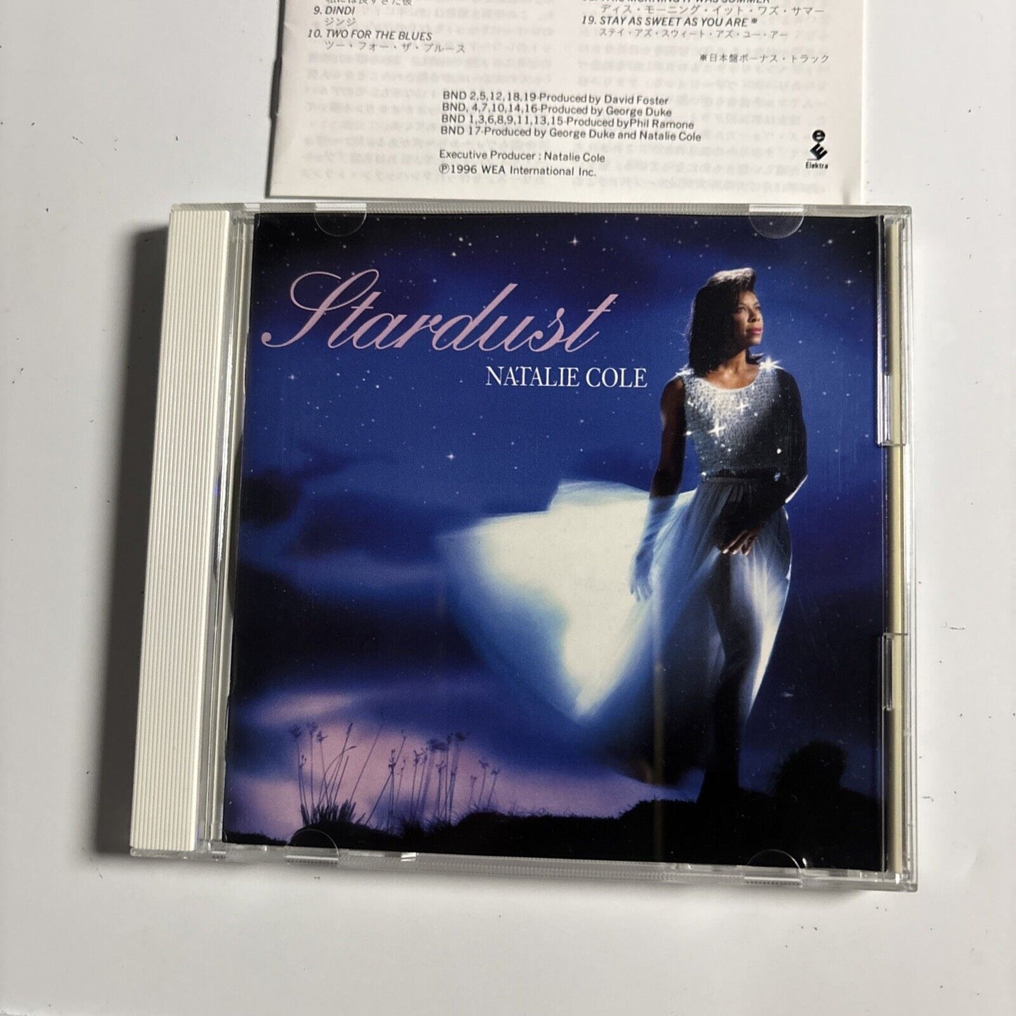 Natalie Cole – Stardust (CD, 1996) wpcr-840 Japan