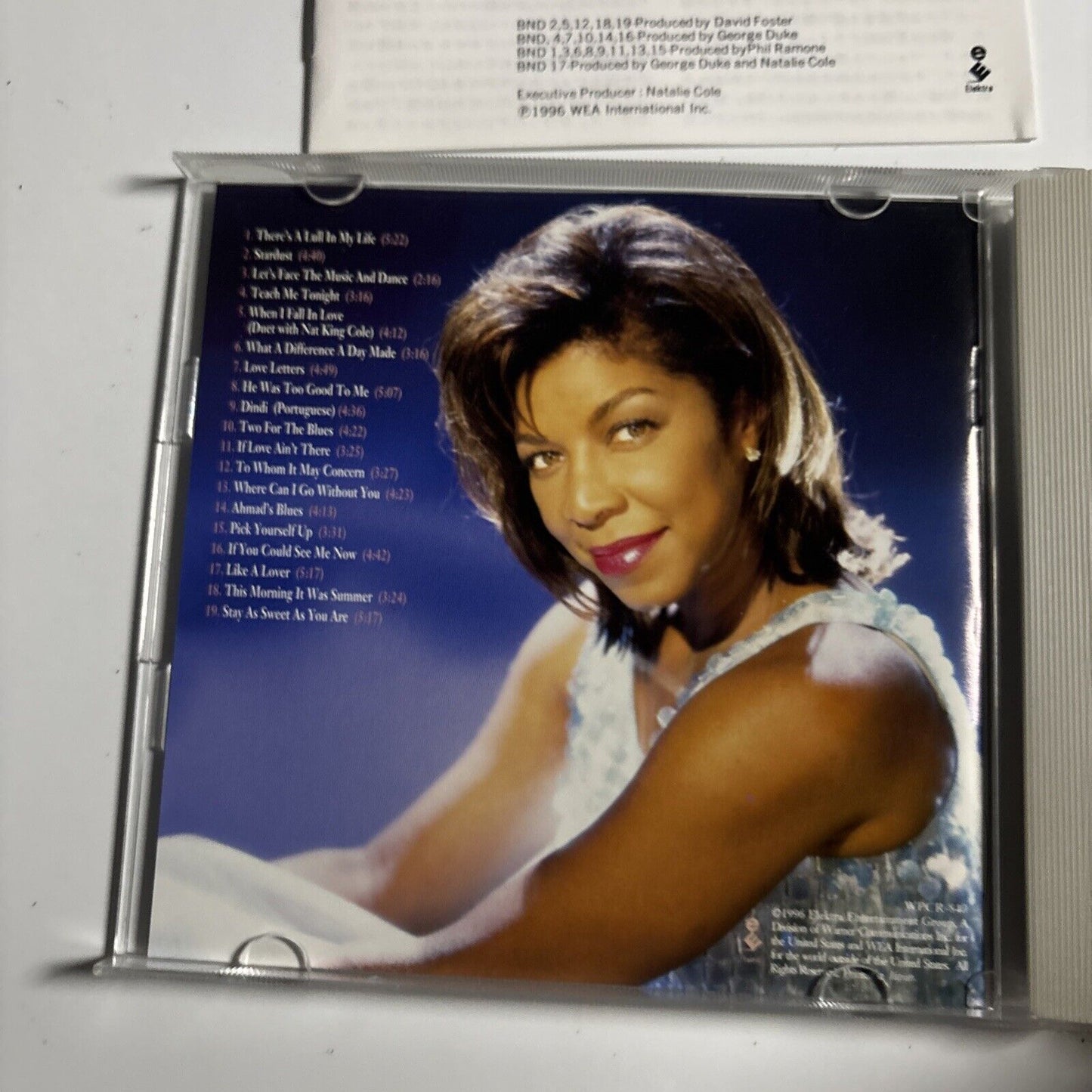 Natalie Cole – Stardust (CD, 1996) wpcr-840 Japan