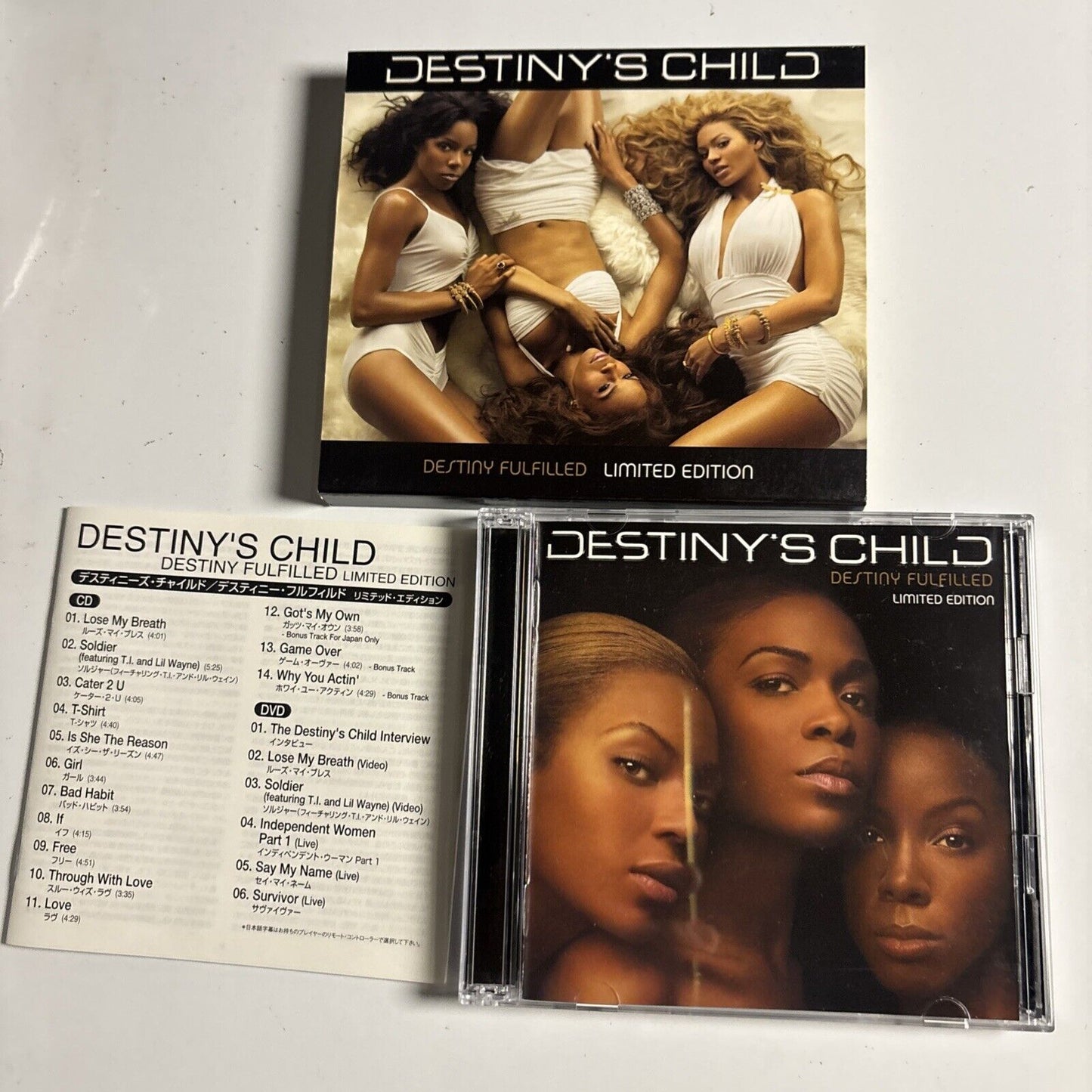 Destiny's Child – Destiny Fulfilled (2005, CD + DVD) SICP-738~9 Japan DVD