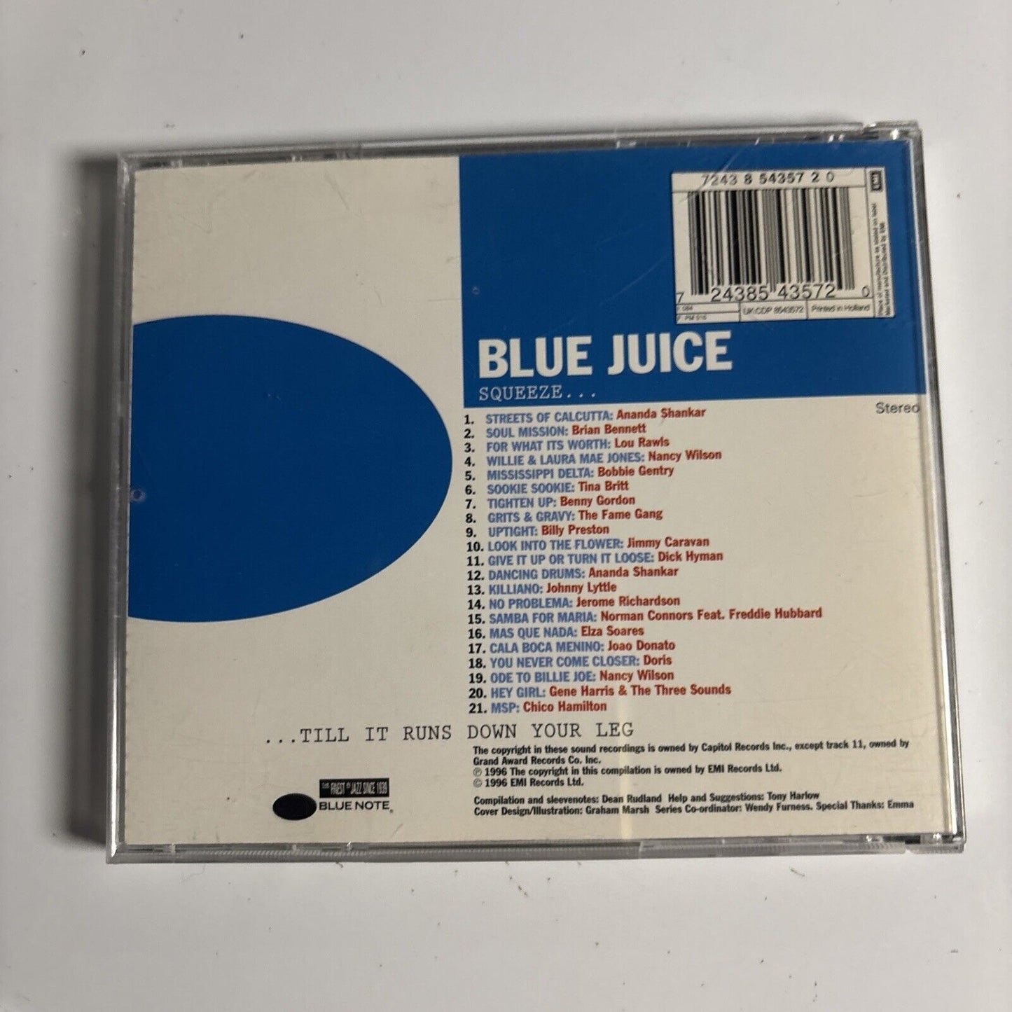 Various – Blue Juice (CD, 1996)