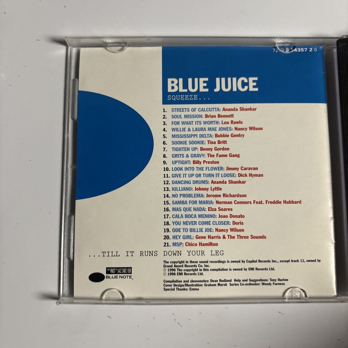 Various – Blue Juice (CD, 1996)