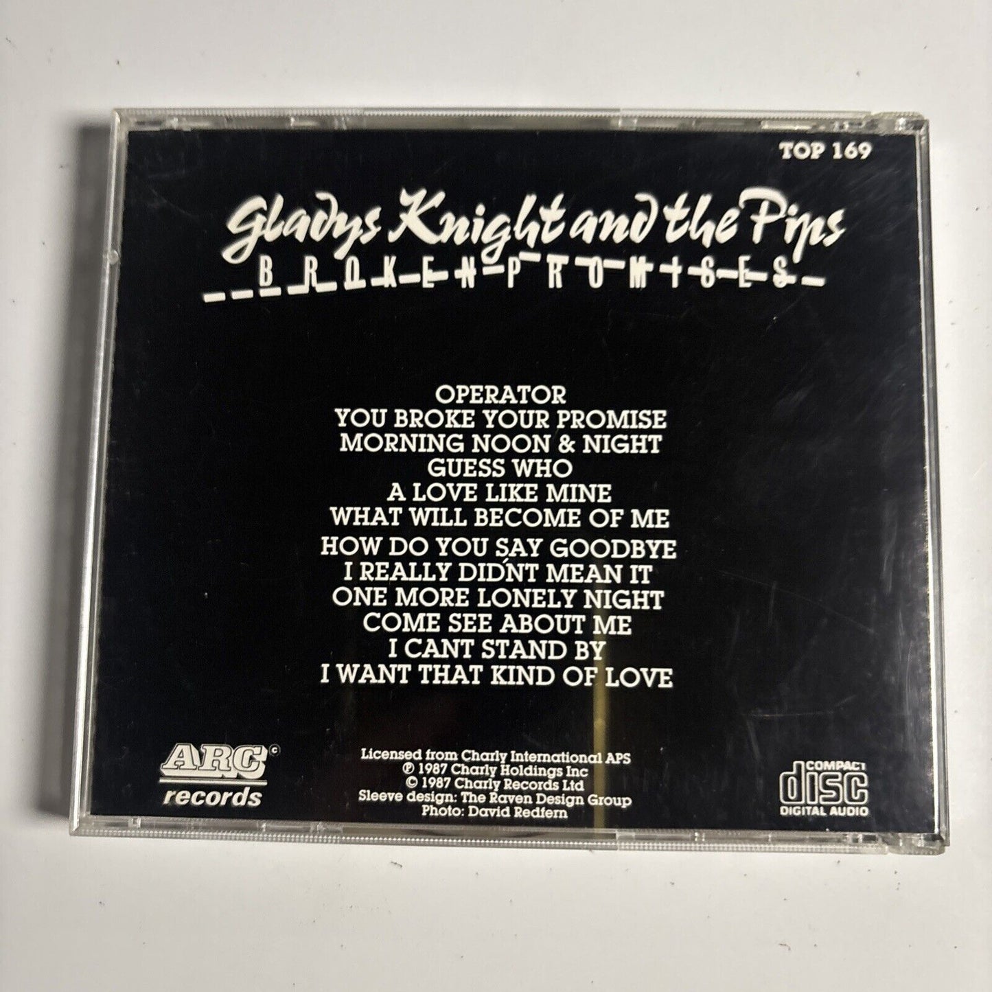 Gladys Knight And The Pips – Broken Promises (CD, 1987) TOP 169