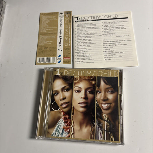 Destiny's Child – #1's (CD + DVD, 2005) sicp-930-1 Japan obi, DVD