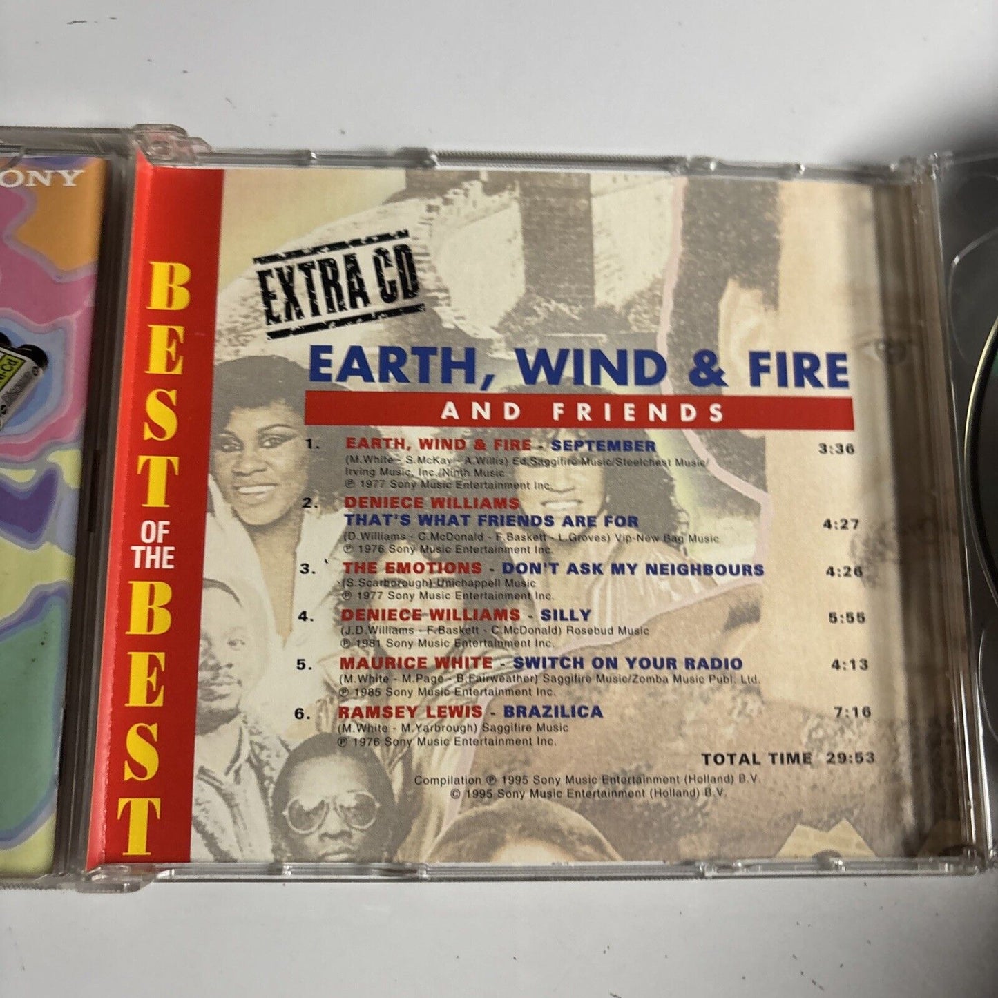 Various – Earth, Wind & Fire And Friends (CD, 1995, 2-Disc) 480555 9