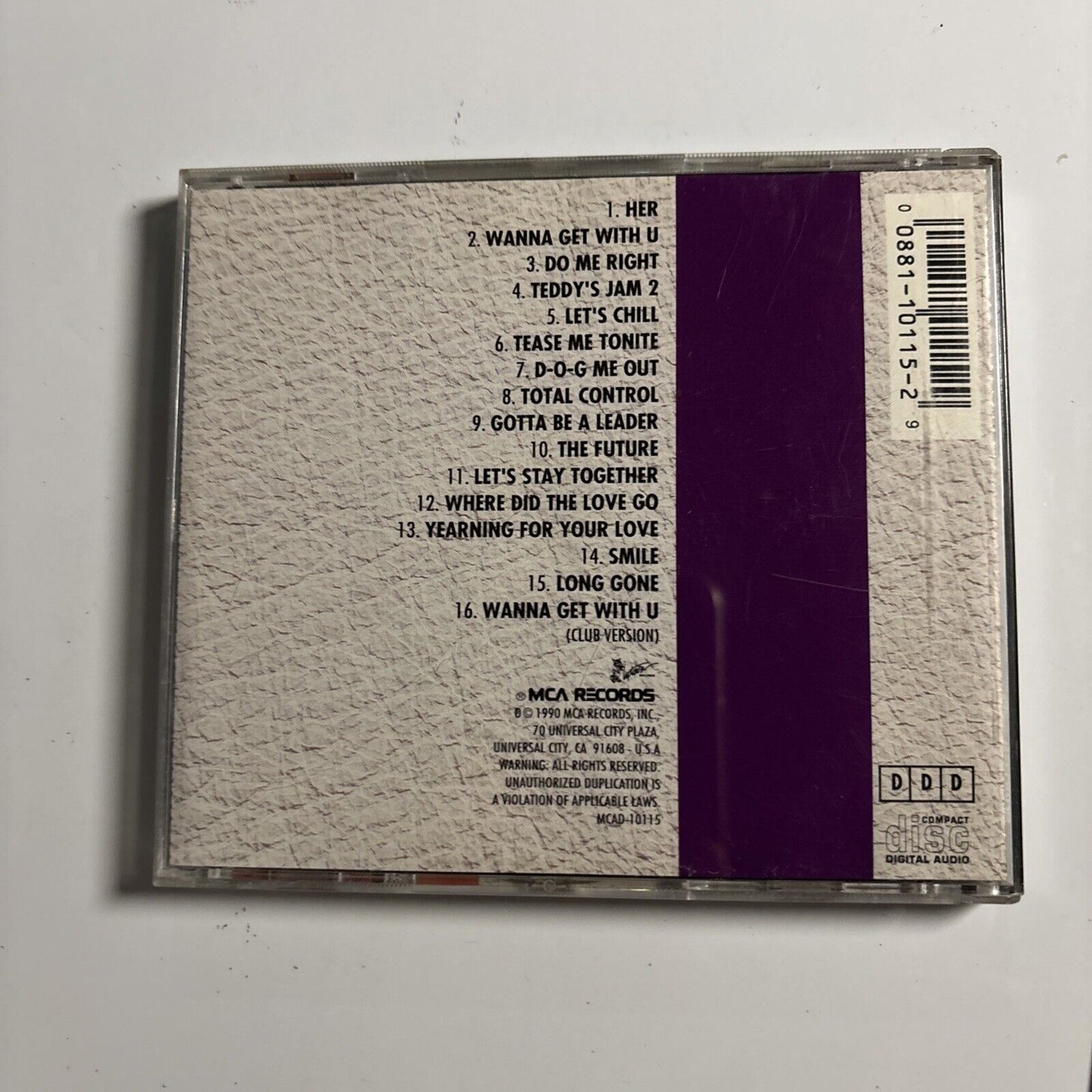Guy – The Future (CD, 1990)  MCAD-10115