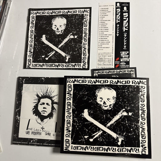 Rancid – Rancid (CD, 2000) esca-8164 Japan obi, Digipak Sticker