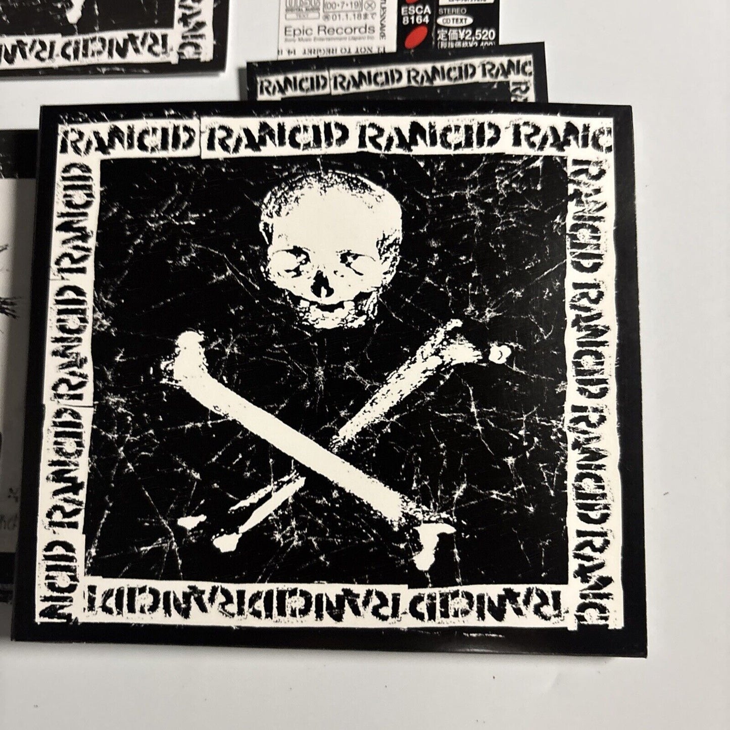 Rancid – Rancid (CD, 2000) esca-8164 Japan obi, Digipak Sticker