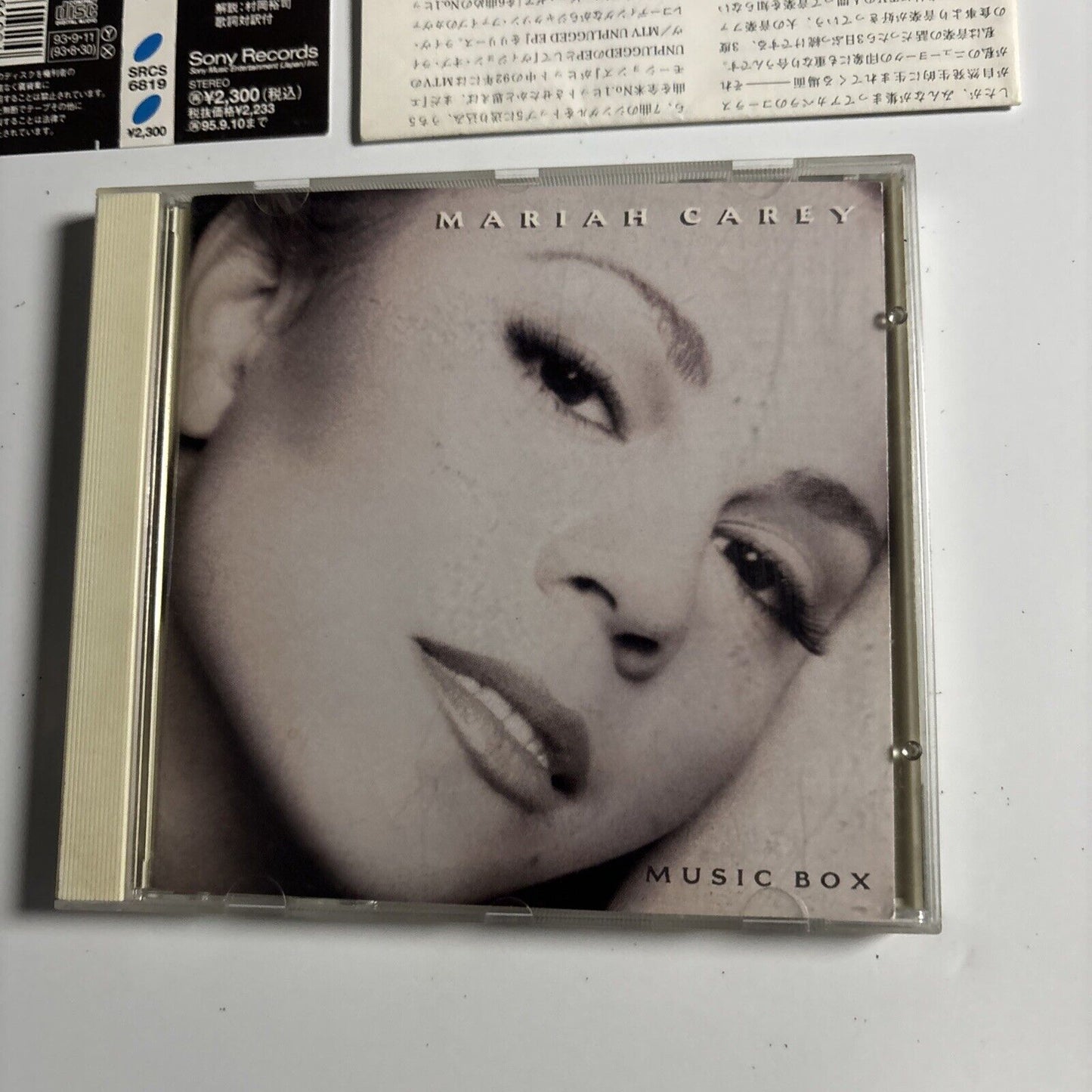 Mariah Carey – Music Box (CD, 1993) srcs-6819 Japan obi