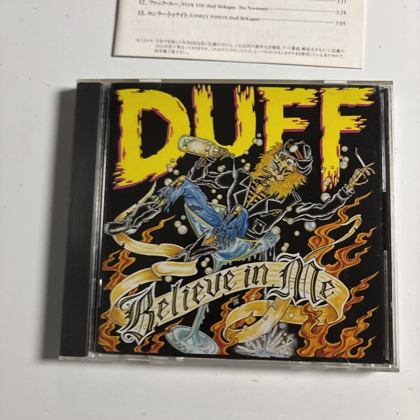 Duff McKagan – Believe In Me (CD, 1993) mvcg-128 Japan