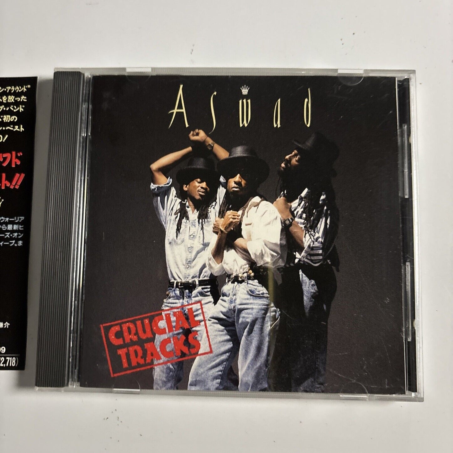 Aswad – Crucial Tracks (Best Of Aswad) (CD, 1989) phcr-709 Bonus Japan Track Obi