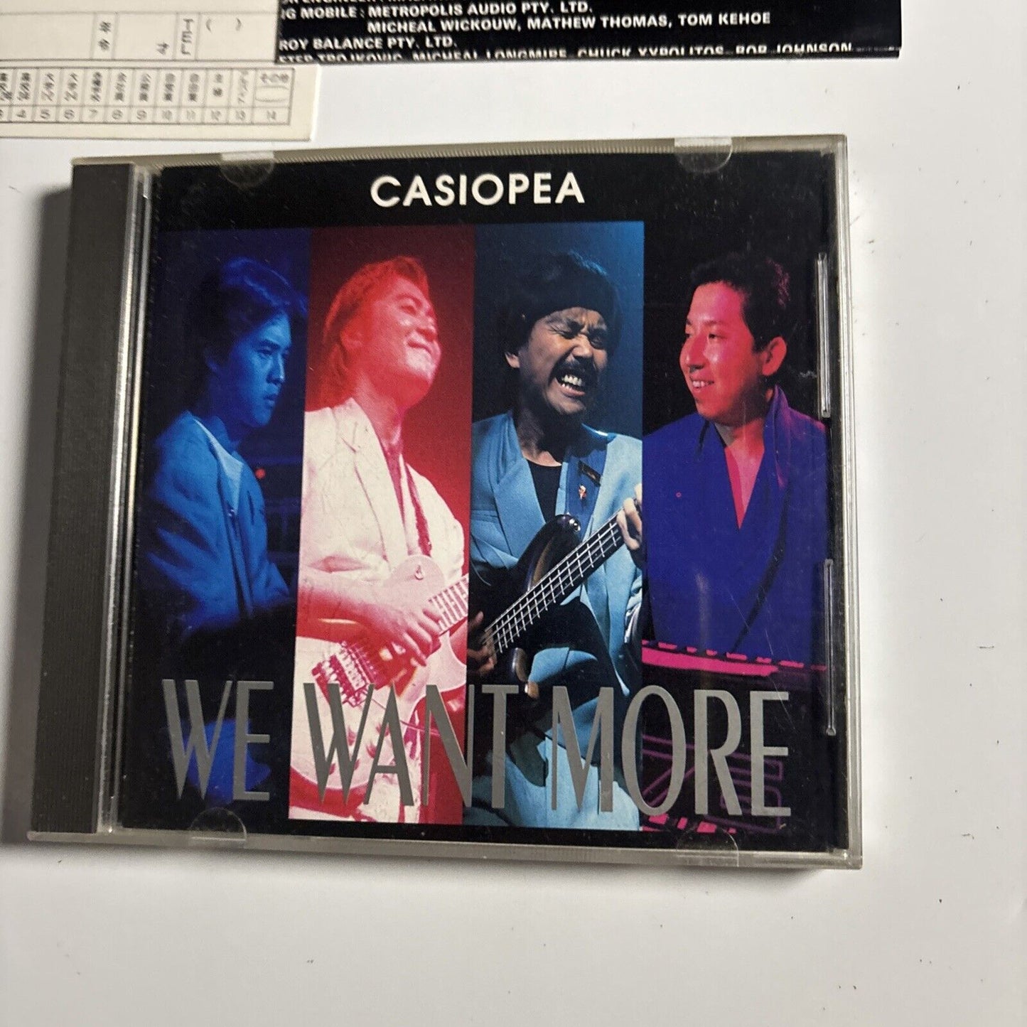 Casiopea – We Want More (CD, 1992) picl-1039 Japan