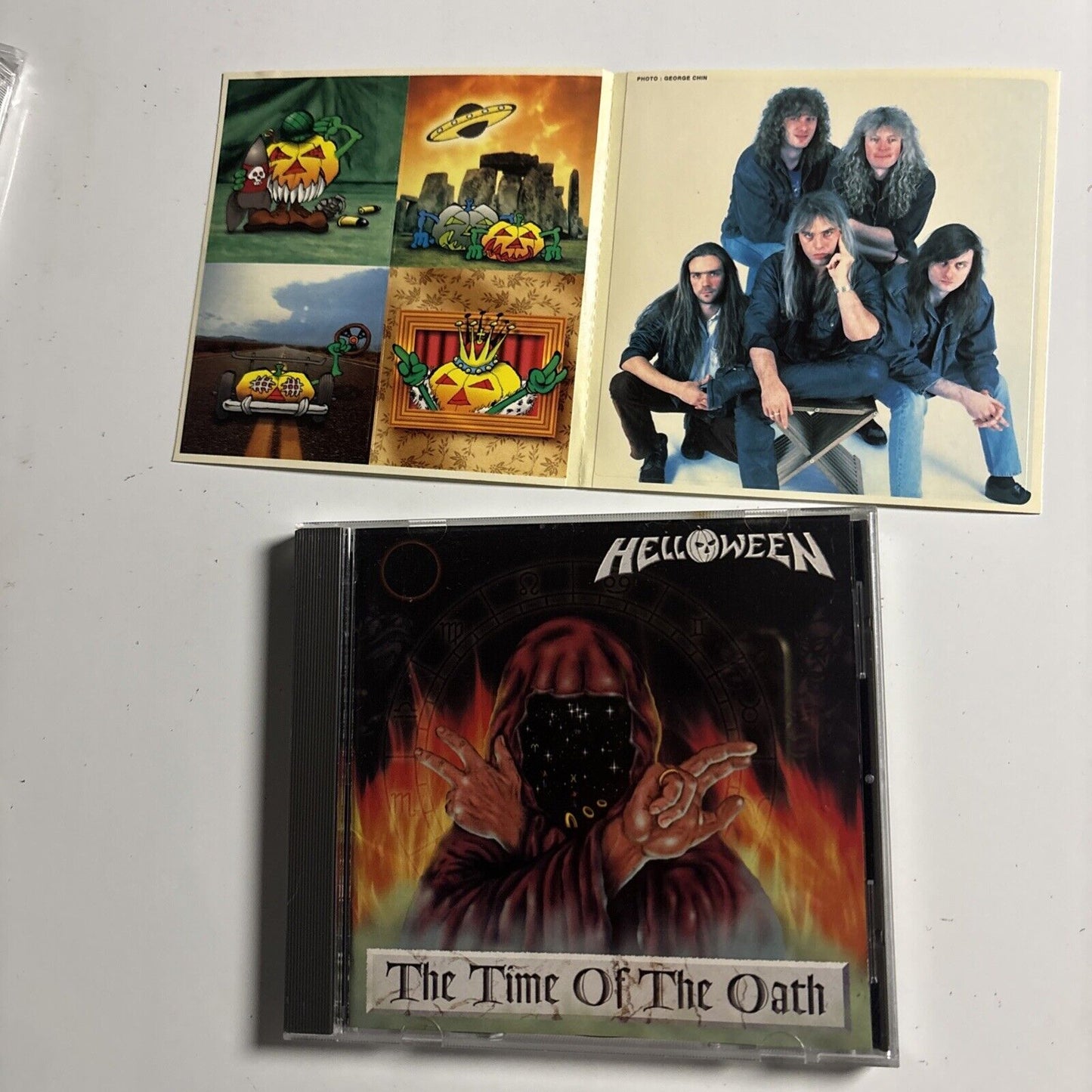 Helloween – The Time Of The Oath (CD, 1996) vicp-5682 Japan Stickers