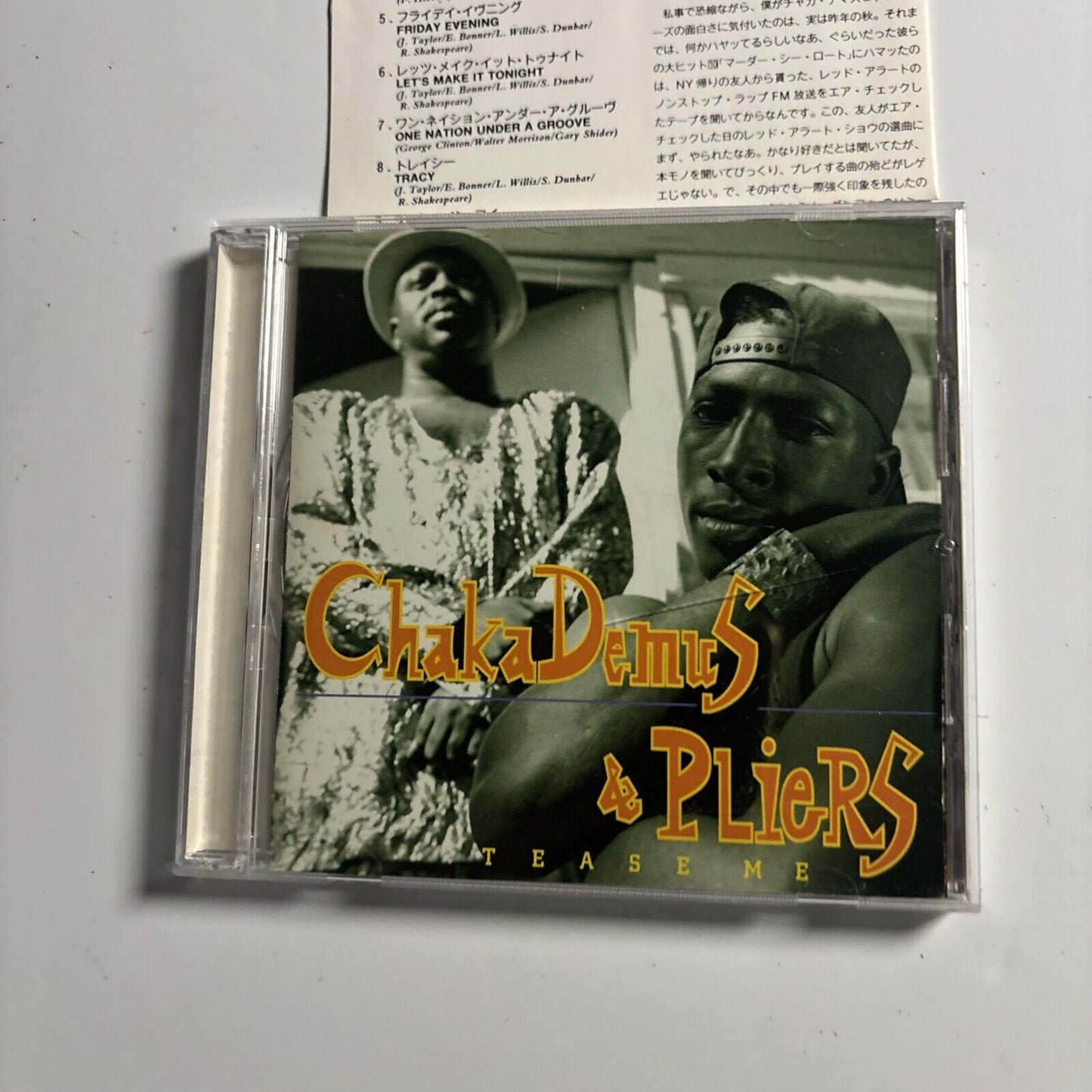 Chaka Demus & Pliers – Tease Me (CD, 1993) phcr-738 Japan