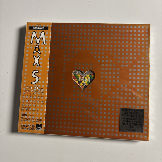 Various – MAX 5 Best Hits (CD, 1998) srcs-8827 Japan obi, New Sealed