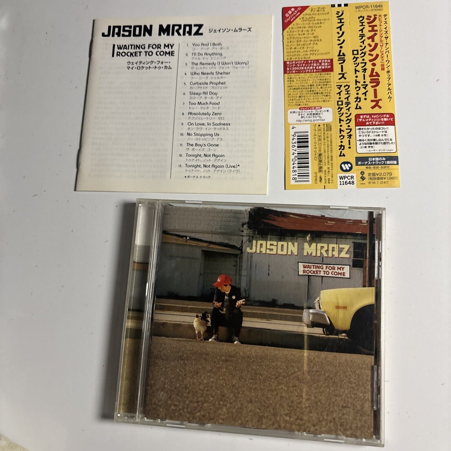 Jason Mraz – Waiting For My Rocket To Come (CD, 2003) wpcr-11648 Japan obi