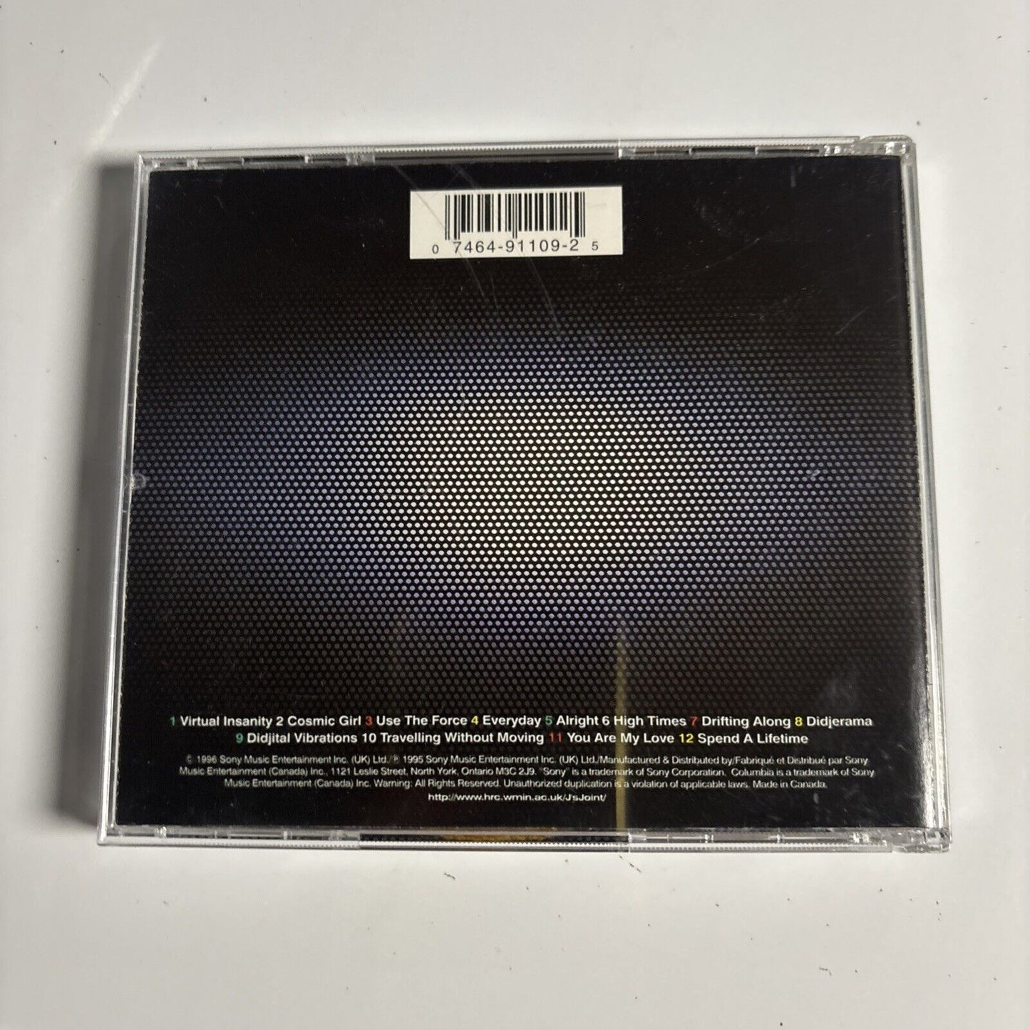 Jamiroquai – Travelling Without Moving (CD, 1996) CK 91109