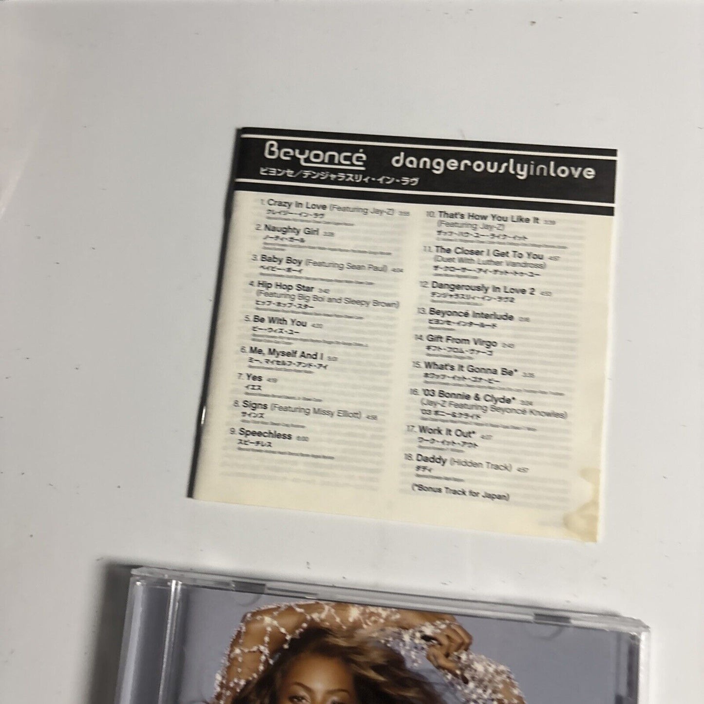 Beyoncé – Dangerously In Love (CD, 2003) sicp-406 Japan