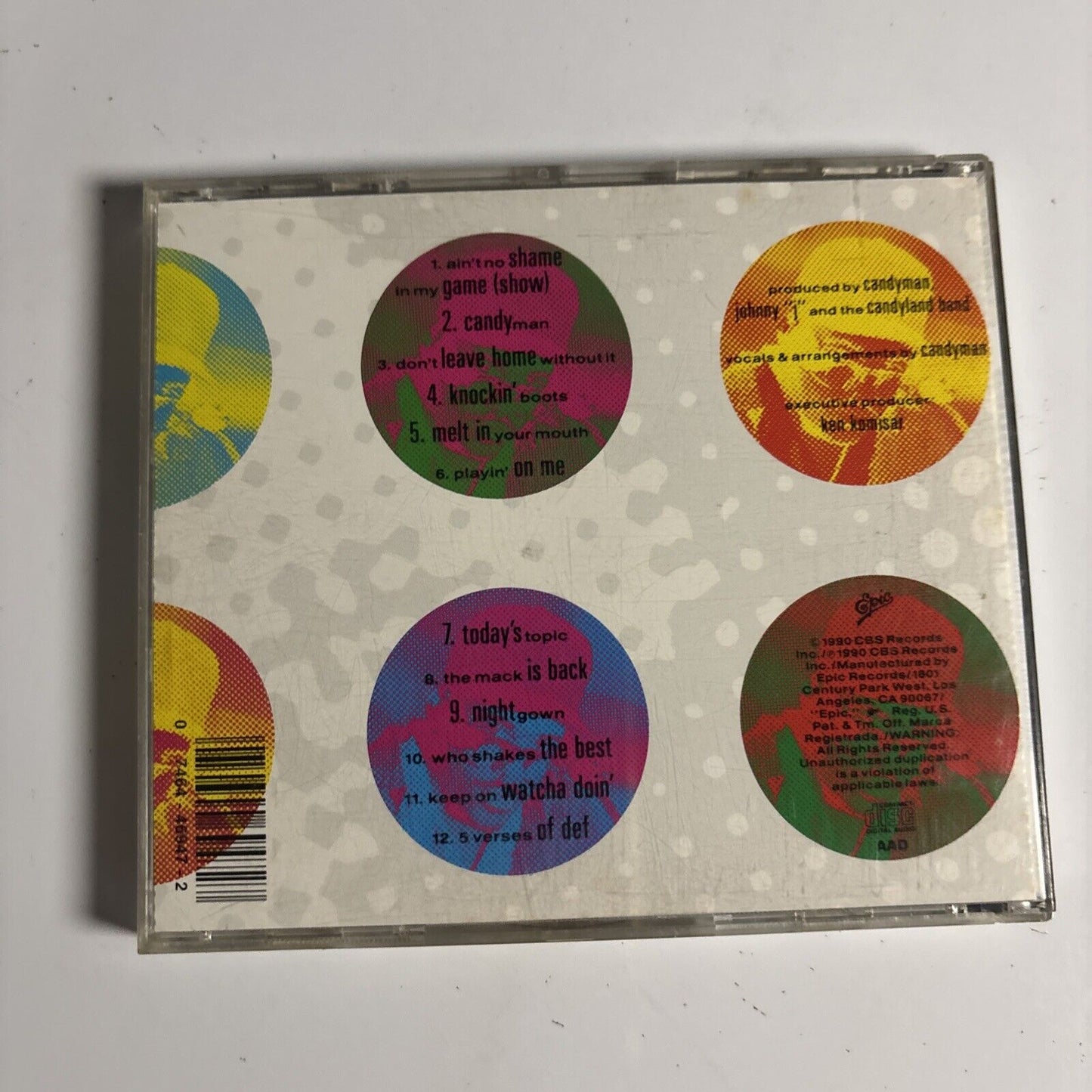 Candyman – Ain't No Shame In My Game (CD, 1990) EK 46947