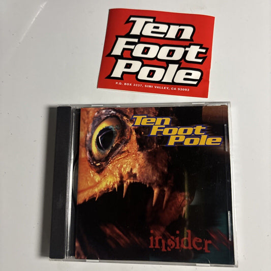Ten Foot Pole – Insider (1998, HDCD, CD) 86552-2  sticker, HDCD