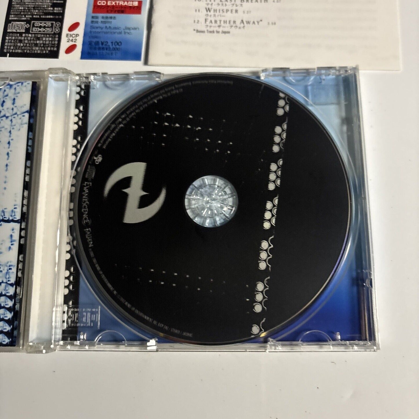 Evanescence – Fallen (CD, 2003) eicp-242 Bonus Japan Track, Obi