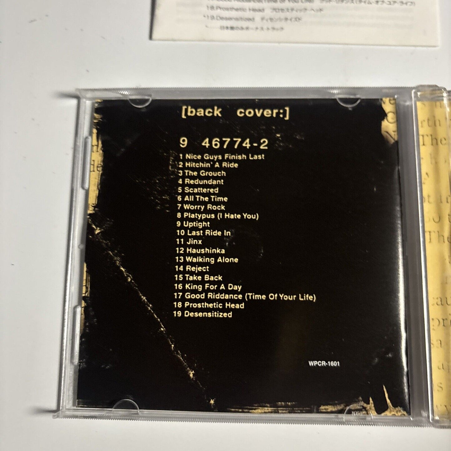 Green Day – Nimrod (CD, HDCD, 1997) wpcr-1601 Japan HDCD