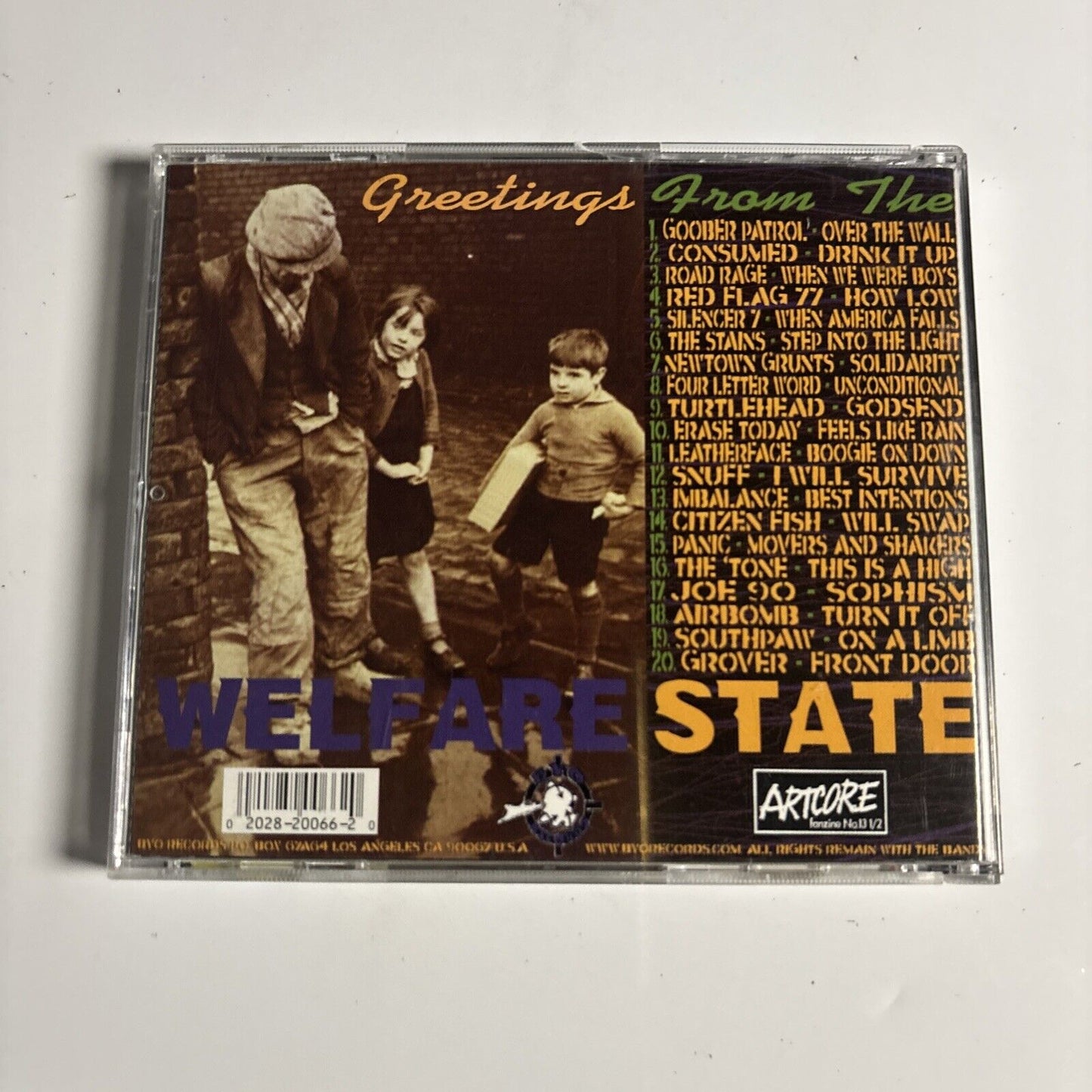 Various - Greetings From The Welfare State (CD, 1999) BYO 066