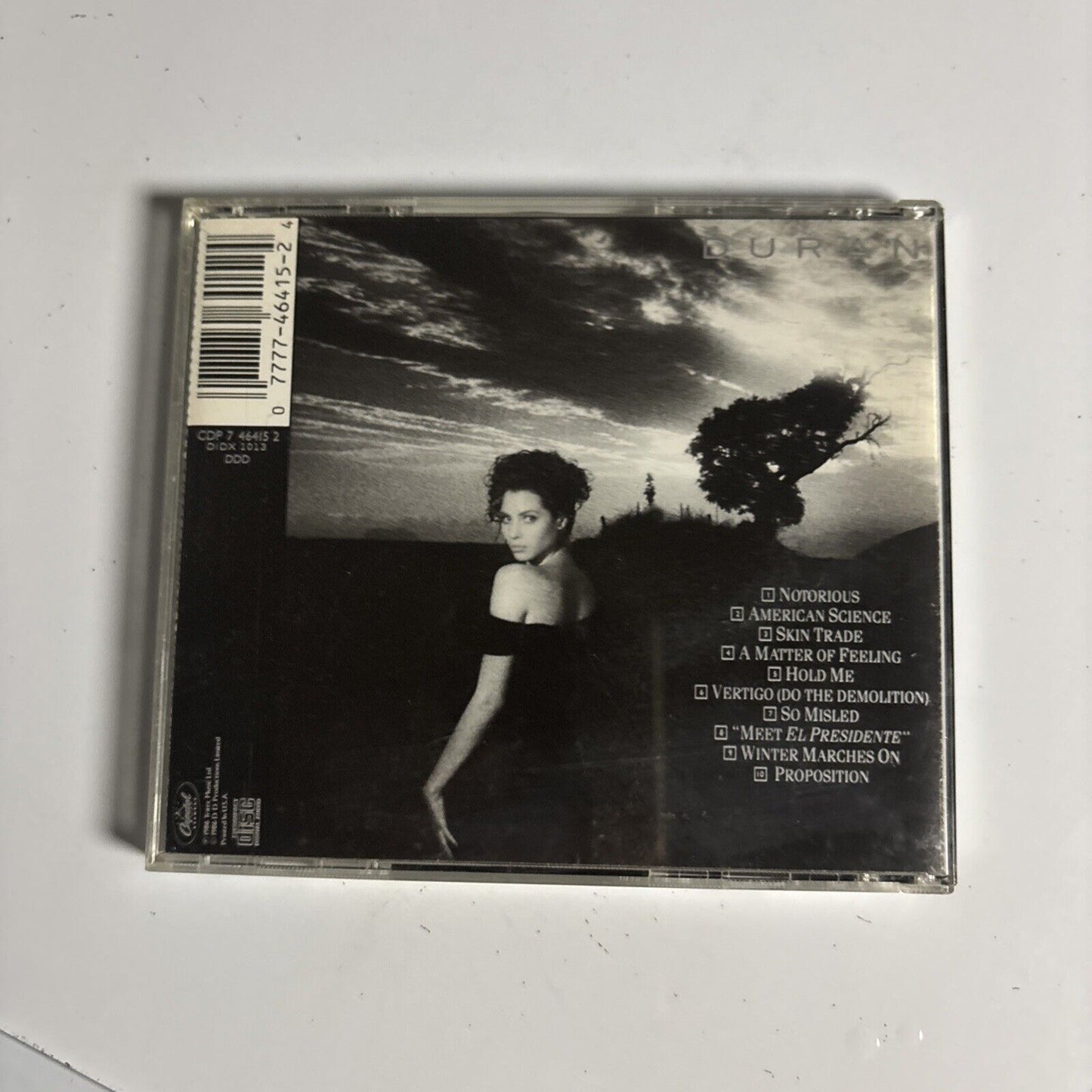 Duran Duran – Notorious (CD, 1986)  CDP 7 46415 2