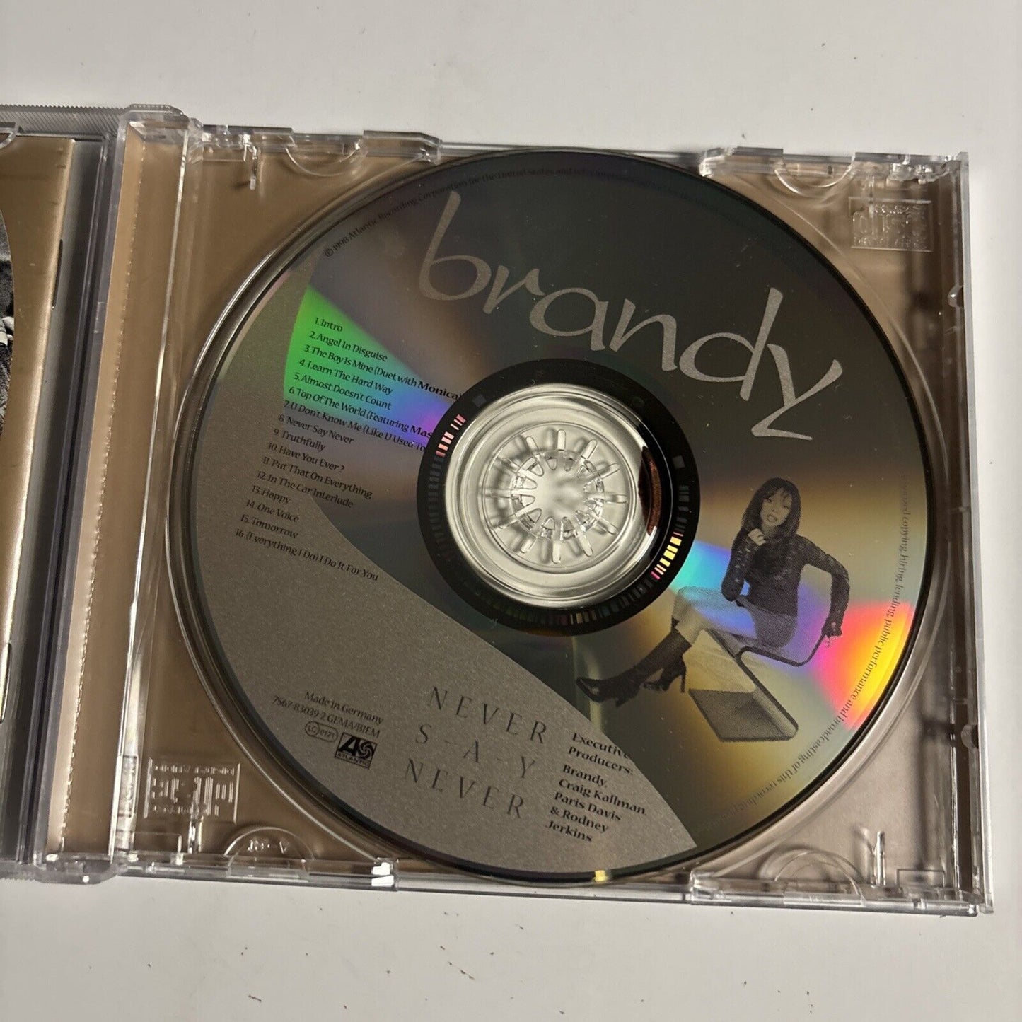 Brandy – Never Say Never (CD, 1998)