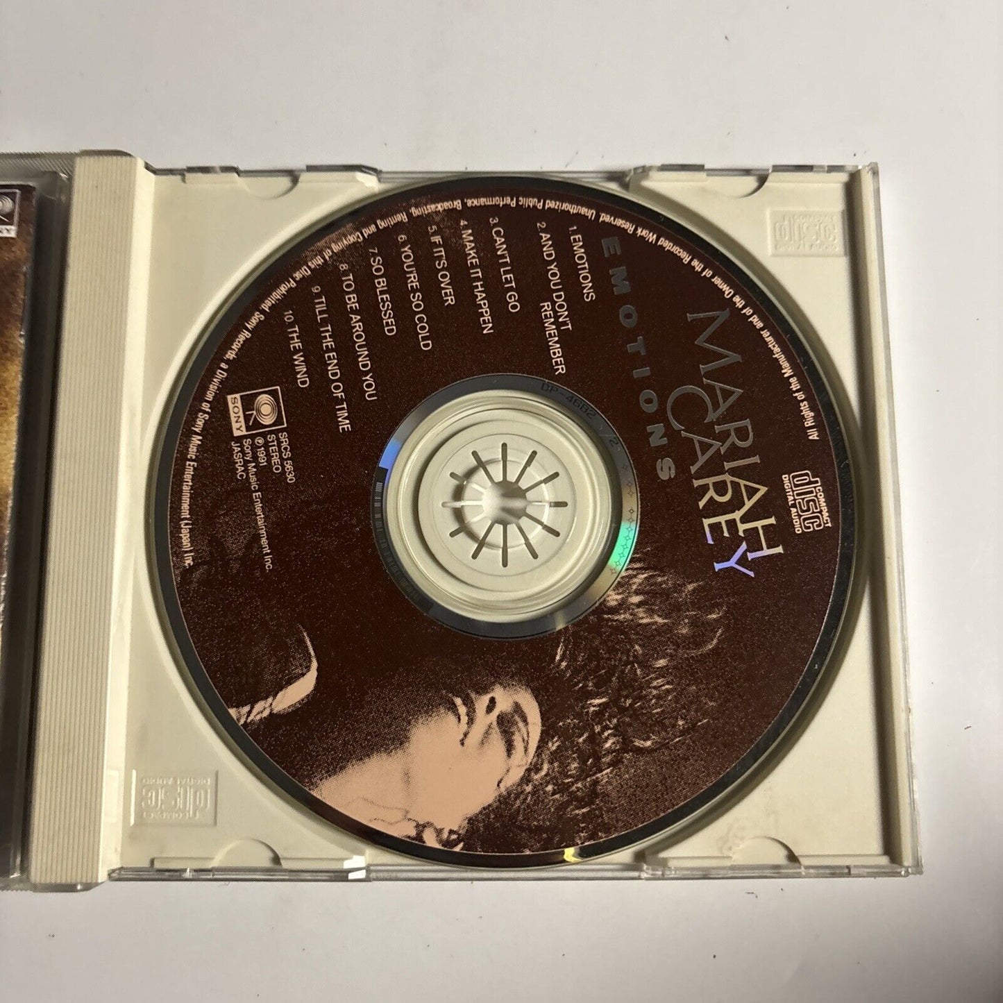 Mariah Carey – Emotions (CD, 1991) srcs-5630 Japan obi