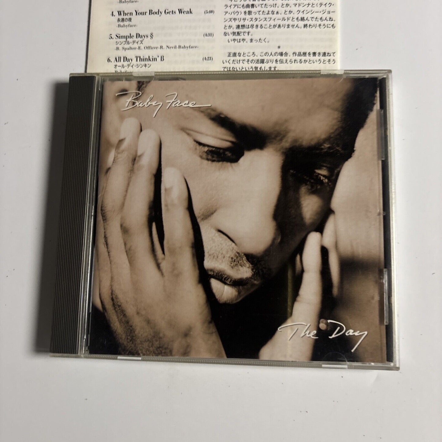 Babyface – The Day (CD, 1997) srcs-8227 Japan