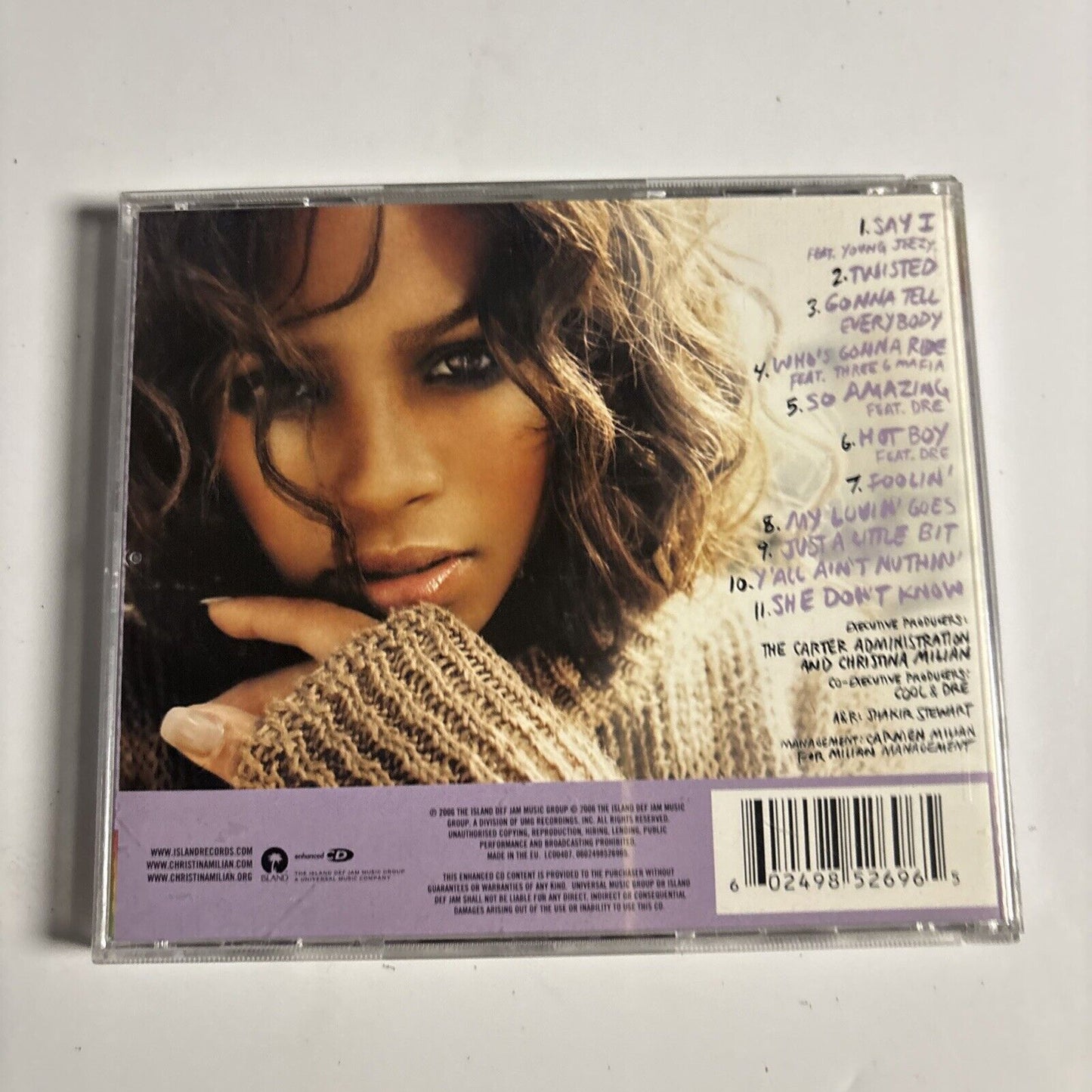 Christina Milian – So Amazin' (CD, 2006)
