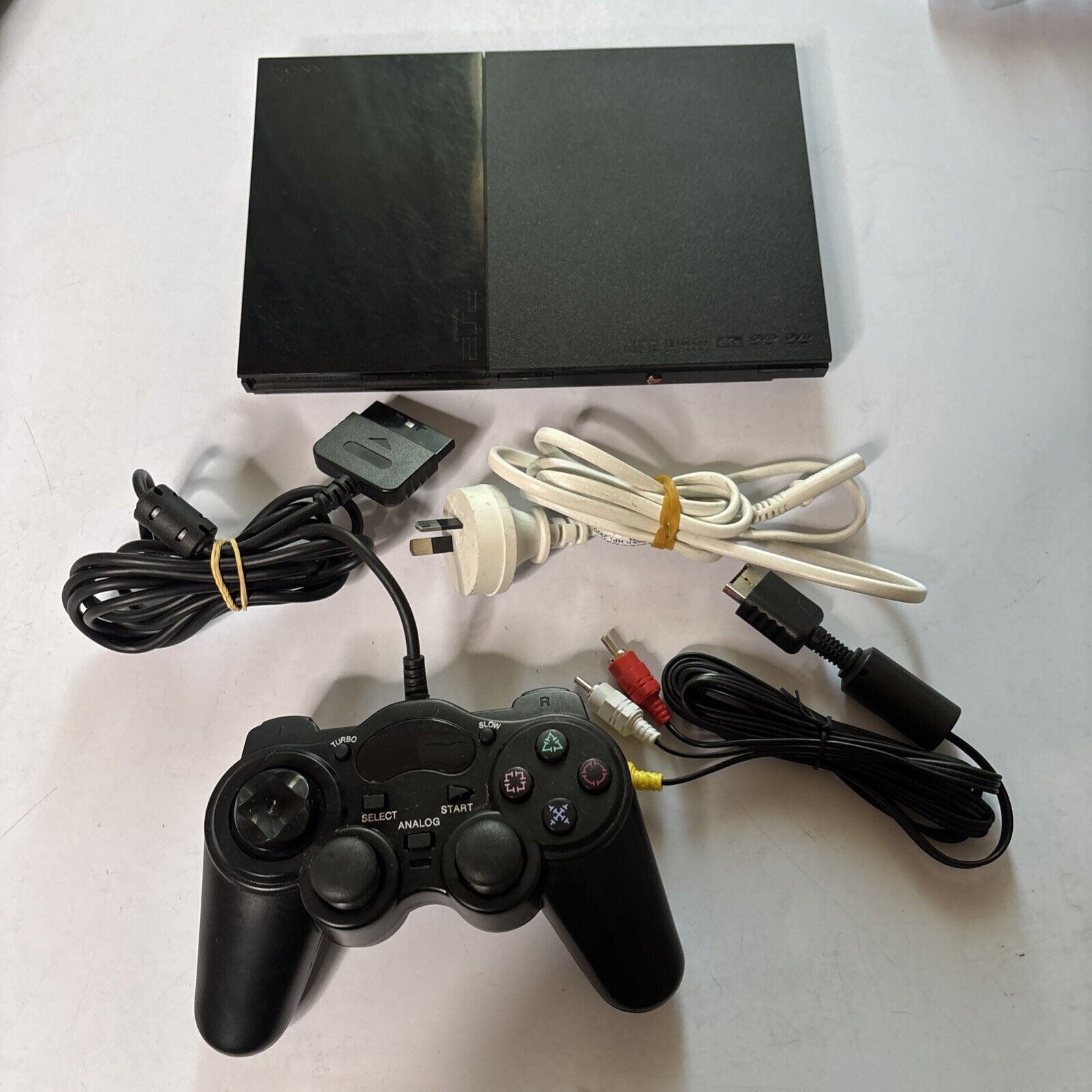 Sony Playstation 2 Slim PS2 Console PAL 1x Controller SCPH-90004 ...
