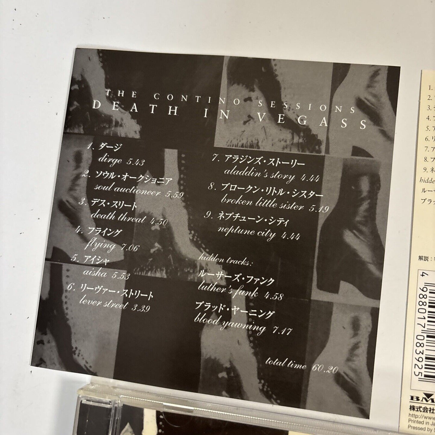 Death In Vegas – The Contino Sessions (CD, 1999) bvcp-21039 Japan obi